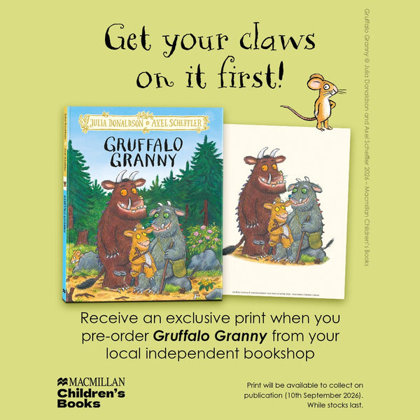 Gruffalo Granny with INDIE EXCLUSIVE PRINT - PRE-ORDER FOR 10/9/26